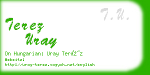 terez uray business card